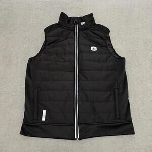 CFL Canadian Football League Puffer Vest Jacket Adult Black Size Large Men’s